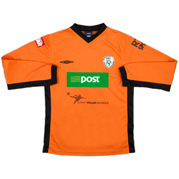 2007-08 Ireland Umbro 'Summer Soccer School' GK Training Shirt - 8/10 - (XL.Boys)