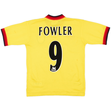 1997-99 Liverpool Away Shirt Fowler #9 - 7/10 - (Y)