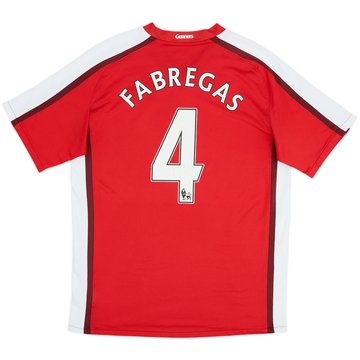 2008-10 Arsenal Home Shirt Fabregas #4 - 6/10 - (M)