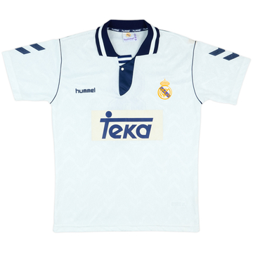 1992-93 Real Madrid Match Issue Home Shirt #8