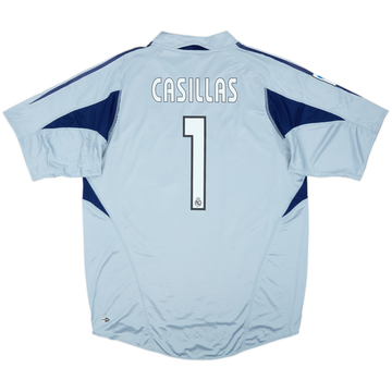 2004-05 Real Madrid Portero Manga Corta Camiseta Casillas #1 (L)