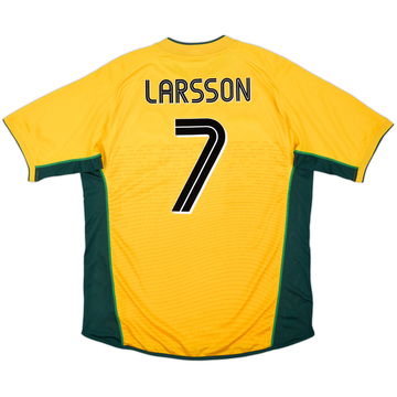 2002-03 Celtic Away Shirt Larsson #7 (XL)