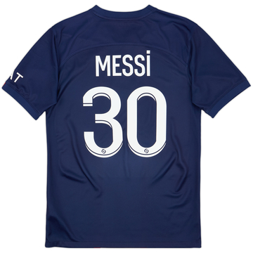 2022-23 Paris Saint-Germain Home Shirt Messi #30 - 8/10 - (M)