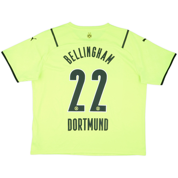 2021-22 Borussia Dortmund European Home Shirt Bellingham #22 - 8/10 - (XXL)