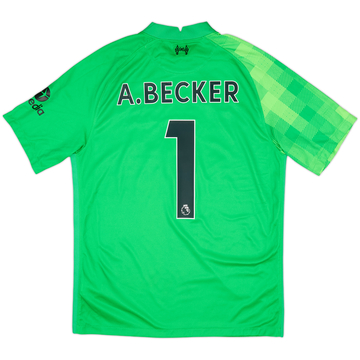 2021-22 Liverpool GK Shirt A.Becker #1 - 10/10 - (M)
