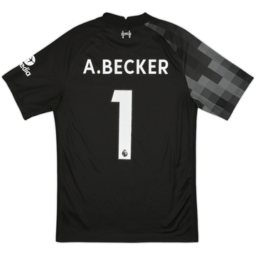 2021-22 Liverpool GK S/S Shirt A.Becker #1 - 8/10 - (S)