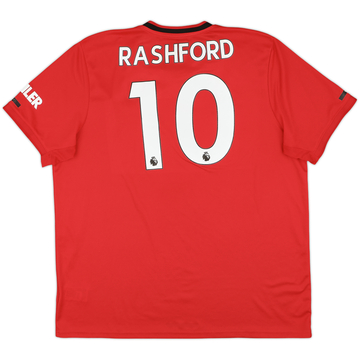 2019-20 Manchester United Home Shirt Rashford #10 - 8/10 - (XXL)