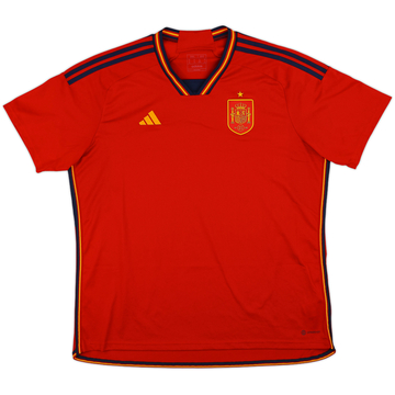 2022-23 Spain Home Shirt - 10/10 - (XXL)