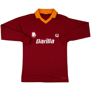 1982-83 Roma Home L/S Shirt - 7/10 - (S)