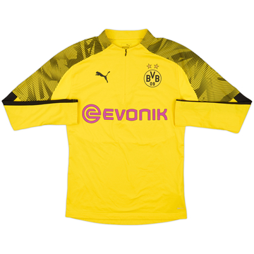 2019-20 Borussia Dortmund Puma 1/4 Zip Training Top - 9/10 - (S)