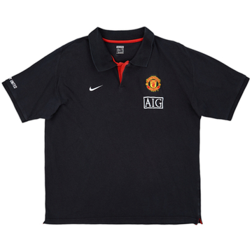 2008-09 Manchester United Nike Polo Shirt - 8/10 - (XXL)