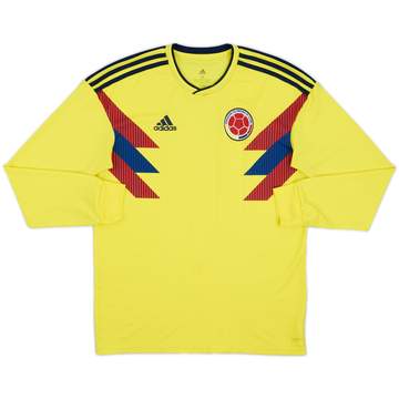 2018-19 Colombia Home L/S Shirt - 6/10 - (M)