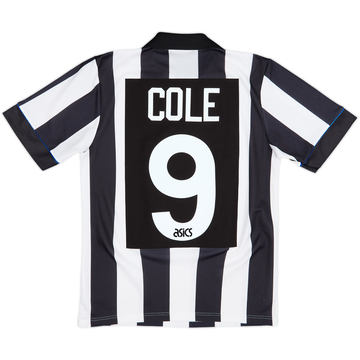 1993-95 Newcastle Home Shirt Cole #9 - 7/10 - (S)