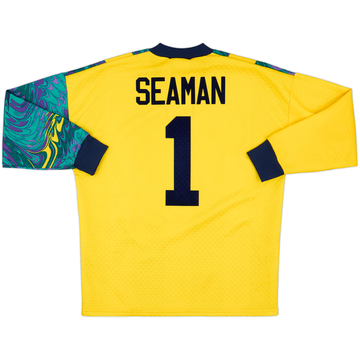 1995-96 England GK Shirt Seaman #1 - 9/10 - (L)
