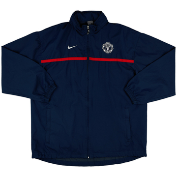 2003-04 Manchester United Nike Hooded Rain Jacket - 8/10 - (L)