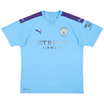2019-20 Manchester City Home Shirt - 4/10 - (XL)