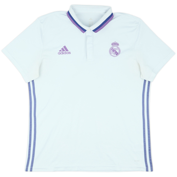 2016-17 Real Madrid adidas Polo Shirt - 9/10 - (XL)