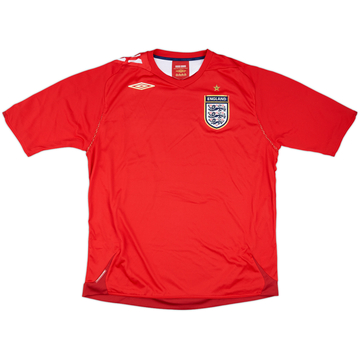 2006-08 England Away Shirt - 5/10 - (XL)