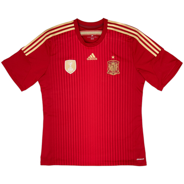 2013-15 Spain Home Shirt - 10/10 - (XL)