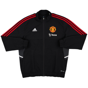 2022-23 Manchester United adidas Track Jacket - 8/10 - (L)
