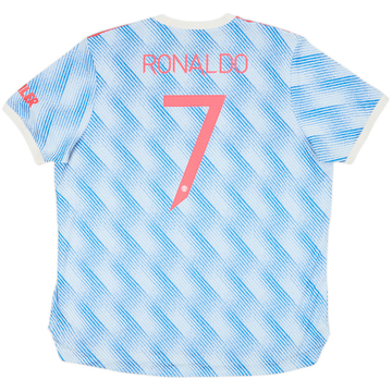2021-22 Manchester United Authentic Away Shirt Ronaldo #7 - 8/10 - (XXL)