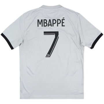 2022-23 Paris Saint-Germain Away Shirt Mbappe #7 - 6/10 - (M)