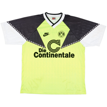 1990-91 Borussia Dortmund Match Issue Home Shirt #18