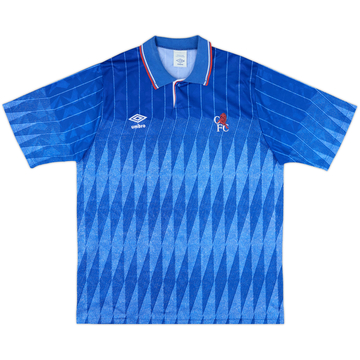 1989-91 Chelsea Home Shirt - 8/10 - (L)