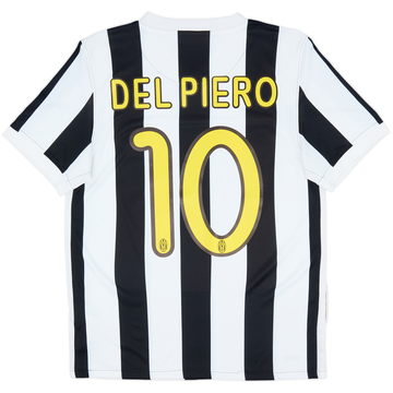 2009-10 Juventus Home Shirt Del Piero #10 - 8/10 - (S)