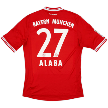 2013-14 Bayern Munich Home Shirt Alaba #27 - 5/10 - (S)