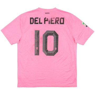 2011-13 Juventus Away Shirt Del Piero #10 - 4/10 - (XL)