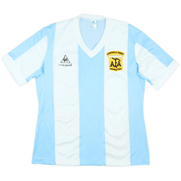 1980-82 Argentina 'Campeon del Mundo' Home Shirt - 9/10 - (Y)
