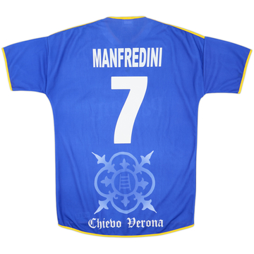 2001-02 Chievo Verona Away Shirt Manfredini #7 - 8/10 - (S)