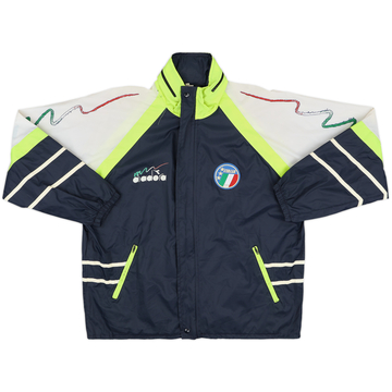1990 Italy Diadora Hooded Rain Jacket - 8/10 - (S)