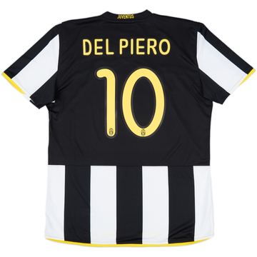 2008-09 Juventus Player Issue Home Shirt Del Piero #10 (XL)