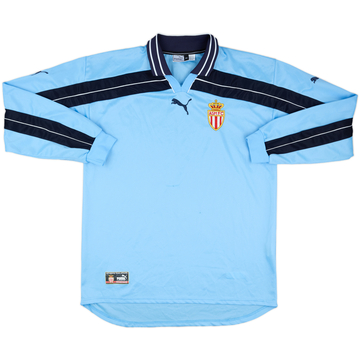 2001-02 Monaco Away L/S Shirt - 7/10 - (XL)