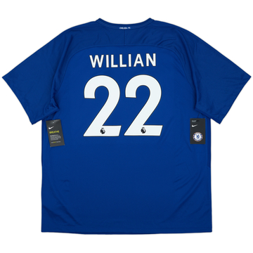 2017-18 Chelsea Home Shirt Willian #22 (XXL)
