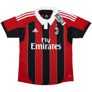 2012-13 AC Milan Home Shirt (XL.Boys)