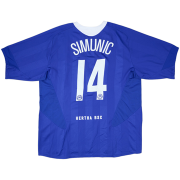 2005-06 Hertha Berlin Home Shirt Simunic #14 - 8/10 - (XXL)