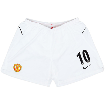 2004-06 Manchester United Home Shorts #10 - 8/10 - (L)