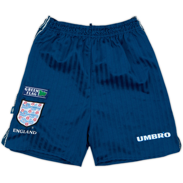 1998-00 England Umbro Training Shorts - 6/10 - (15-16 Years)