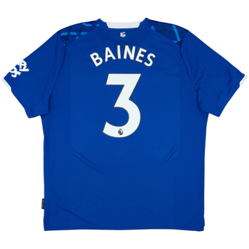 2019-20 Everton Home Shirt Baines #3 - 10/10 - (XXL)