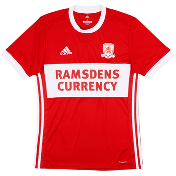 2017-18 Middlesbrough Home Shirt - 7/10 - (S)