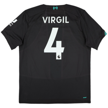 2019-20 Liverpool Third Shirt Virgil #4 - 10/10 - (M)