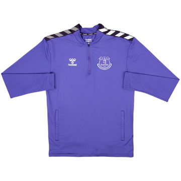 2022-23 Everton Hummel 1/4 Zip Drill Top - 9/10 - (S)