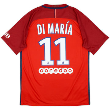 2016-17 Paris Saint-Germain Away Shirt Di Maria #11 - 8/10 - (M)
