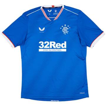 2020-21 Rangers Home Shirt - 7/10 - (XL)