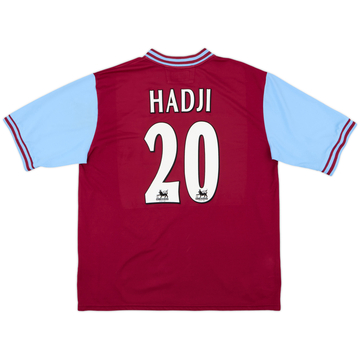 2002-03 Aston Villa Home Shirt Hadji #20 - 7/10 - (XL)