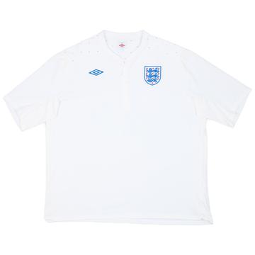 2010-11 England Home Shirt - 9/10 - (4XL)