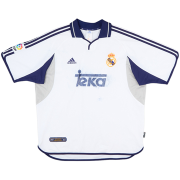 2000-01 Real Madrid Home Shirt - 4/10 - (XL)